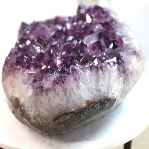 Amethyst Geode Crystal Cluster