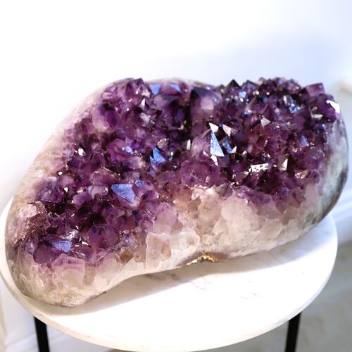 Amethyst Geode Crystal Cluster
