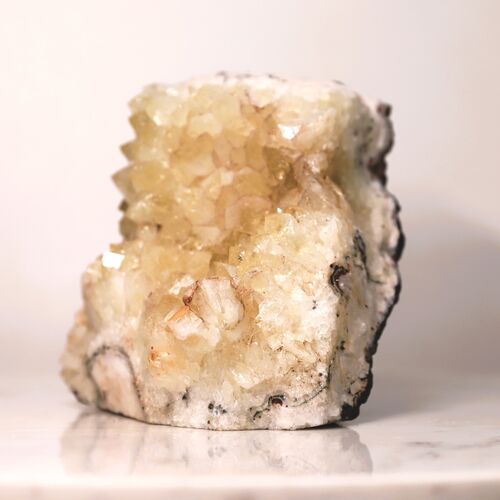 Citrine Free Standing Geode Crystal