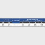 Double Satin Glass Pocket Door Kit