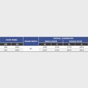 Double Satin Glass Pocket Door Kit