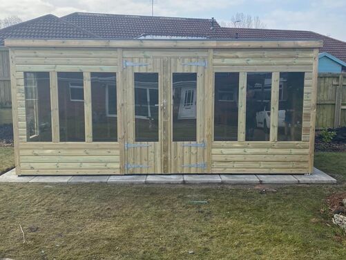 #SHP050 16x10 Pent Summer House