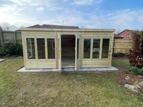 #SHP050 16x10 Pent Summer House