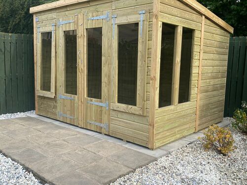 #SHP006 10x8 Pent Summer House