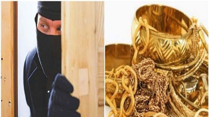 தங்க இடம் பார்த்தோர் தங்கநகைக் கொள்ளையராம்