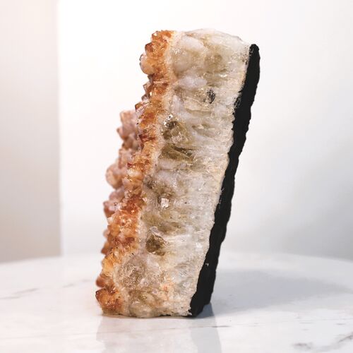 Citrine Free Standing Geode Crystal