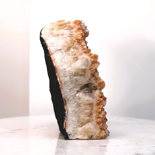 Citrine Free Standing Geode Crystal