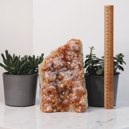 Citrine Free Standing Geode Crystal
