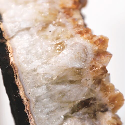 Citrine Free Standing Geode Crystal