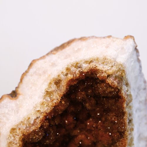 Citrine Free Standing Geode Crystal