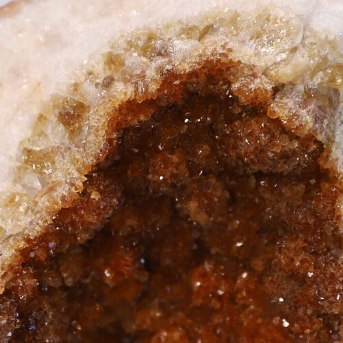 Citrine Free Standing Geode Crystal