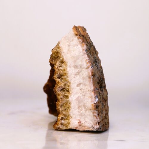 Citrine Free Standing Geode Crystal