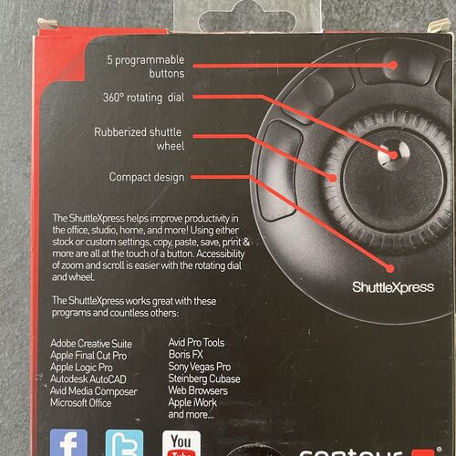 Used Contour Design Multimedia Controller Xpress USB-Controller