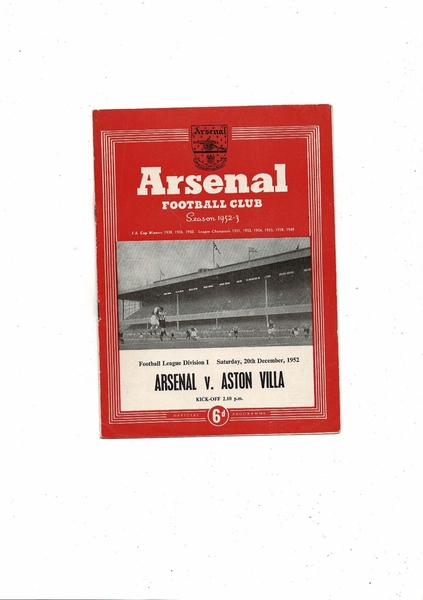 More Football Programmes listed today
