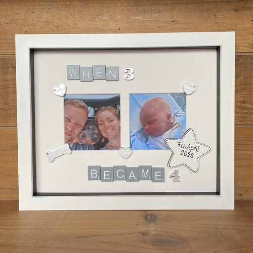 “When 2 become 3“ Photo frame
