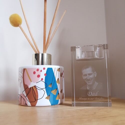 Large Candle Holder Crystal portrait