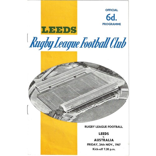 Australia Rugby League Programmes