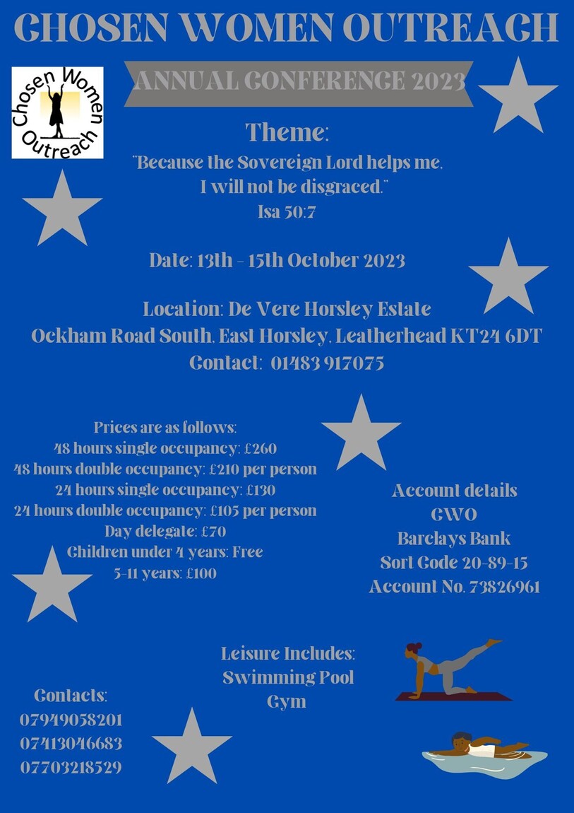 Coming soon 'Chosen Women Conference 2025'