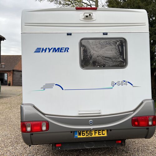 Hymer B584 Hymermobil Motorhome 3 Berth Fiat Ducato 2000 Model