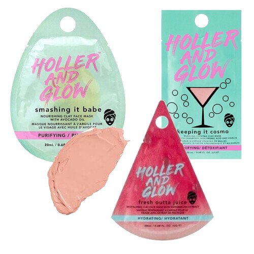 Holler and Glow Face Mask Pamper Bag