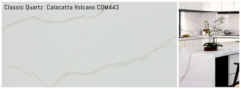 Classic quartz Calacatta Vulcano
