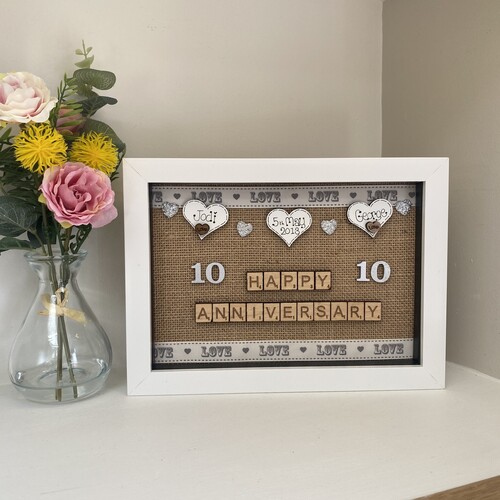 6/8” HAPPY ANNIVERSARY FRAME