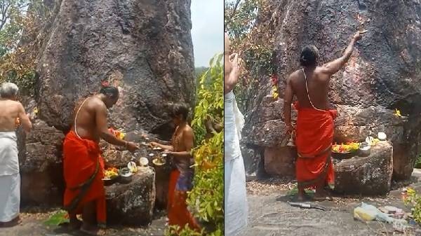 வெடுக்குநாறிமலை ஆதிலிங்கேஸ்வரர் ஆலயத்தில் (Vedukunarimalai Adilingeswarar Temple) மீண்டும் ஆரம்பமான பூசை வழிபாடுகள்