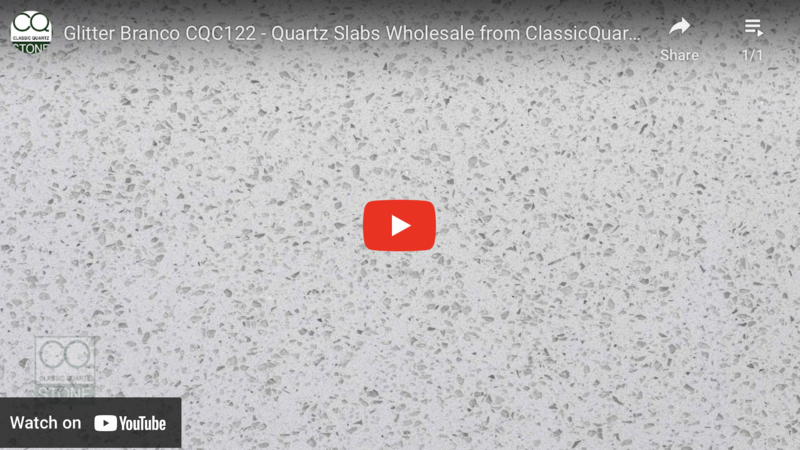 Classic quartz Glitter branco