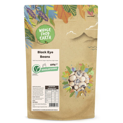 Black Eye Beans by Wholefood Earth 1kg