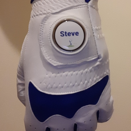 Men's Full Cabretta Leather Gloves with a FREE Personalised Ball Marker