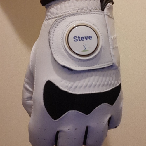 Men's Full Cabretta Leather Gloves with a FREE Personalised Ball Marker
