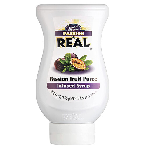 Passion Fruit Puree Infused Fruit Syrup by RE'AL 500ml