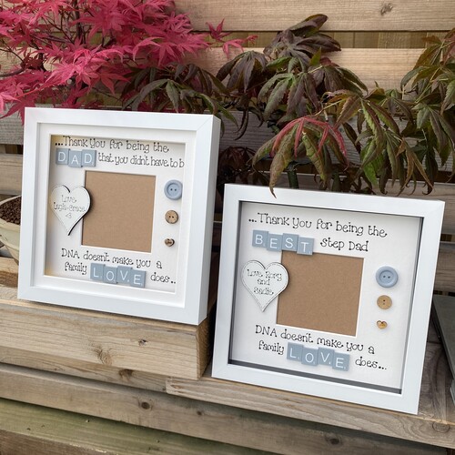 Custom Photo Frame – Father’s Day Gift for Dad, Stepdad or Stepmum