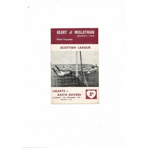 Hearts Football Programmes