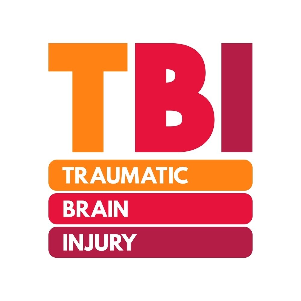 Traumatic Brain Injury Graphic Lettering