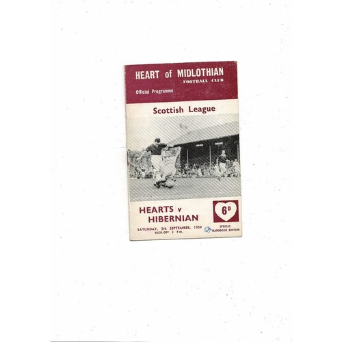 Hearts Football Programmes