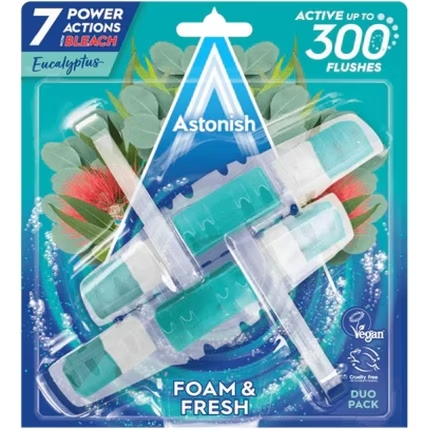 Astonish Foam & Fresh Toilet Blocks Eucalyptus
