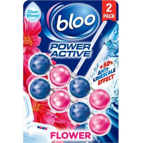 Bloo Power Active Flowers Rim Block 2X50g