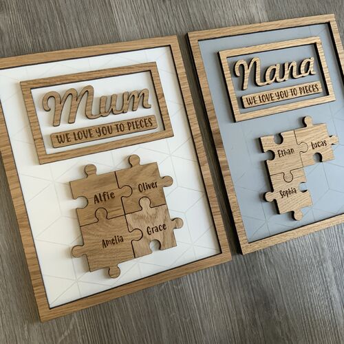 We Love You To Pieces Plaque