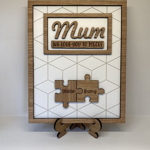 We Love You To Pieces Plaque