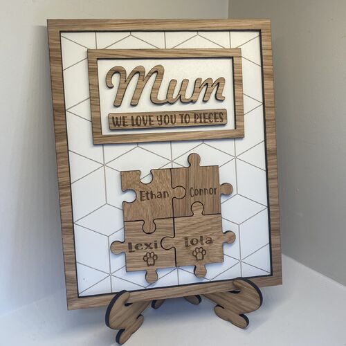 We Love You To Pieces Plaque