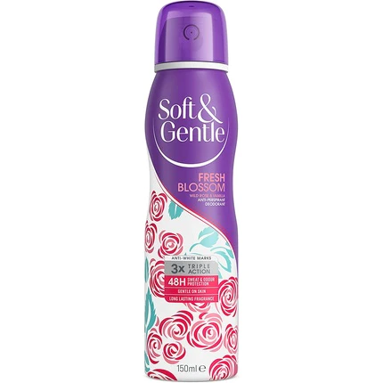 Soft & Gentle Fresh Blossom Antiperspirant Deodorant Spray 150ml