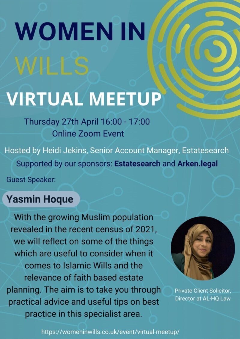 Practitioner discussion on Islamic Wills & Faith based estate planning