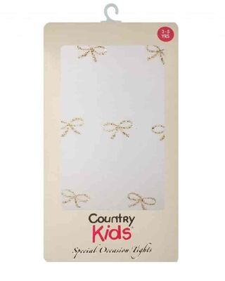 White/Gold - Lurex Bow