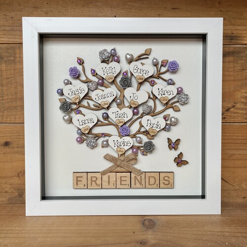 “ floral friends “ tree frame