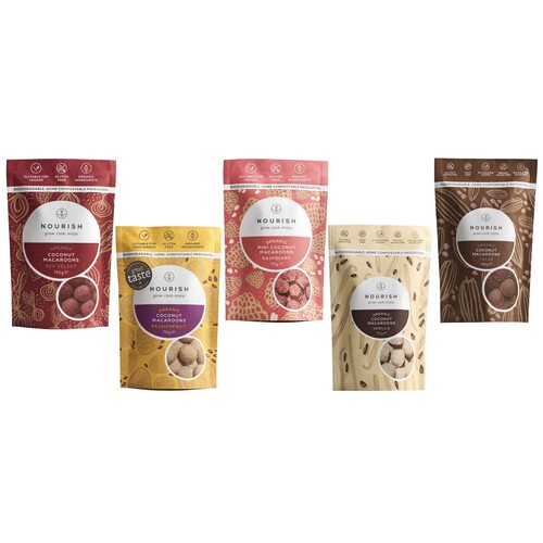 Nourish Organic Coconut Macaroons 110g