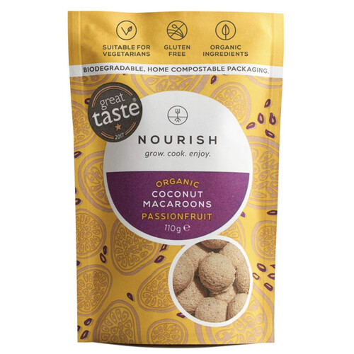 Nourish Organic Coconut Macaroons 110g