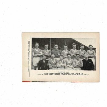 1956/57 Arsenal v Blackpool Football Programme