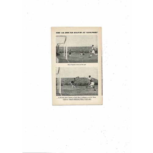 1956/57 Arsenal v Preston FA Cup Replay Football Programme