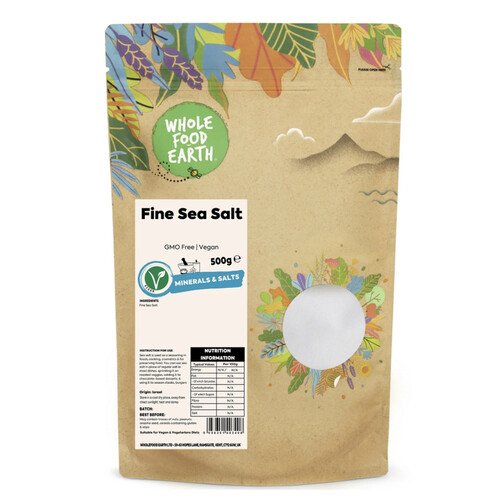 Fine Sea Salt by Whole Food Earth 1kg